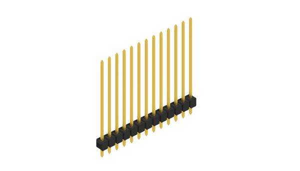 Fischer Elektronik Stiftleiste (Standard) Anzahl Reihen: 1 10048997 10St.