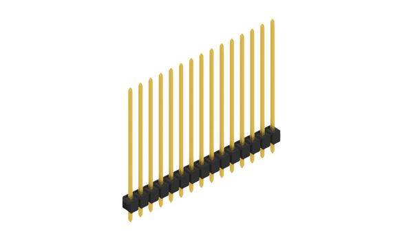 Fischer Elektronik Stiftleiste (Standard) Anzahl Reihen: 1 10049004 10St.