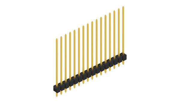 Fischer Elektronik Stiftleiste (Standard) Anzahl Reihen: 1 10049007 10St.