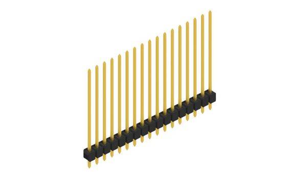 Fischer Elektronik Stiftleiste (Standard) Anzahl Reihen: 1 10049010 10St.