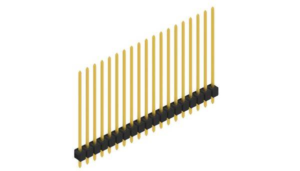 Fischer Elektronik Stiftleiste (Standard) Anzahl Reihen: 1 10049017 10St.