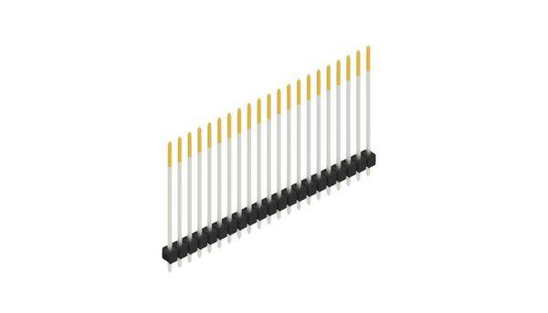 Fischer Elektronik Stiftleiste (Standard) Anzahl Reihen: 1 10049025 10St.