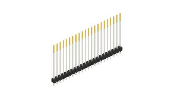 Fischer Elektronik Stiftleiste (Standard) Anzahl Reihen: 1 10049028 10St.