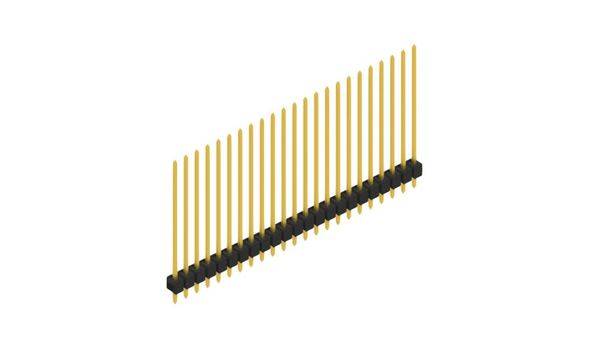 Fischer Elektronik Stiftleiste (Standard) Anzahl Reihen: 1 10049030 10St.