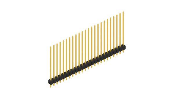 Fischer Elektronik Stiftleiste (Standard) Anzahl Reihen: 1 10049034 10St.