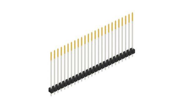 Fischer Elektronik Stiftleiste (Standard) Anzahl Reihen: 1 10049038 10St.