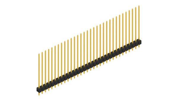 Fischer Elektronik Stiftleiste (Standard) Anzahl Reihen: 1 10049060 10St.