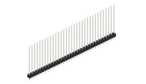 Fischer Elektronik Stiftleiste (Standard) Anzahl Reihen: 1 10049065 10St.