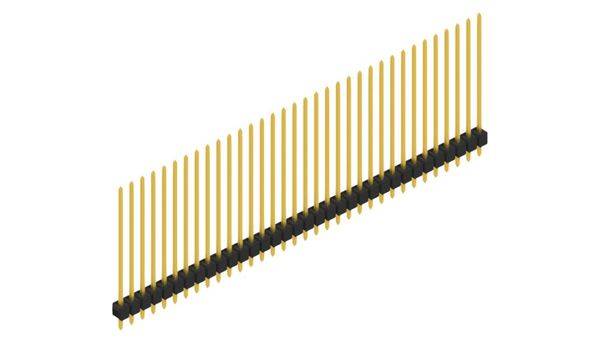 Fischer Elektronik Stiftleiste (Standard) Anzahl Reihen: 1 10049067 10St.