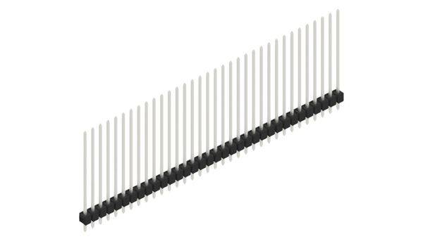 Fischer Elektronik Stiftleiste (Standard) Anzahl Reihen: 1 10049069 10St.