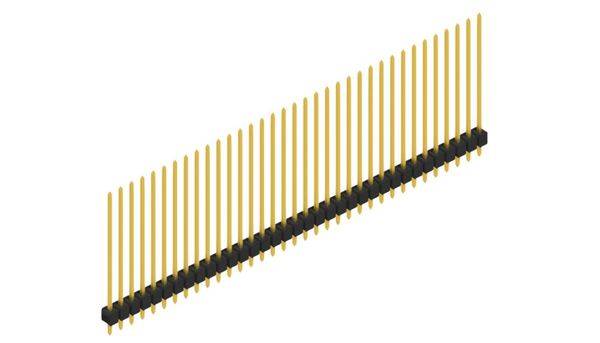 Fischer Elektronik Stiftleiste (Standard) Anzahl Reihen: 1 10049070 10St.