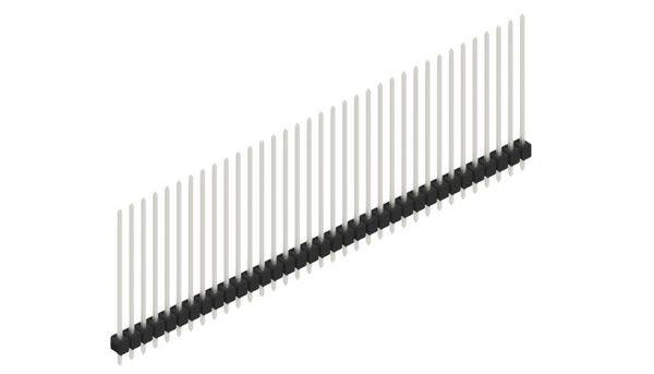 Fischer Elektronik Stiftleiste (Standard) Anzahl Reihen: 1 10049072 10St.