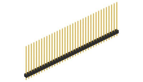 Fischer Elektronik Stiftleiste (Standard) Anzahl Reihen: 1 10049073 10St.