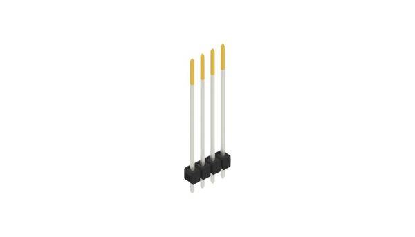 Fischer Elektronik Stiftleiste (Standard) Anzahl Reihen: 1 10048969 10St.