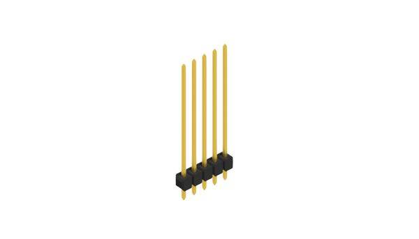 Fischer Elektronik Stiftleiste (Standard) Anzahl Reihen: 1 10048971 10St.