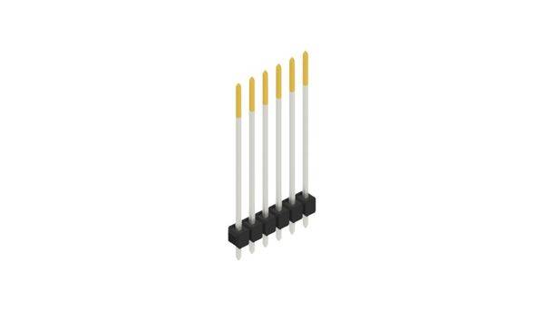 Fischer Elektronik Stiftleiste (Standard) Anzahl Reihen: 1 10048975 10St.
