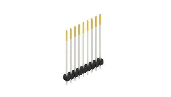 Fischer Elektronik Stiftleiste (Standard) Anzahl Reihen: 1 10048985 10St.