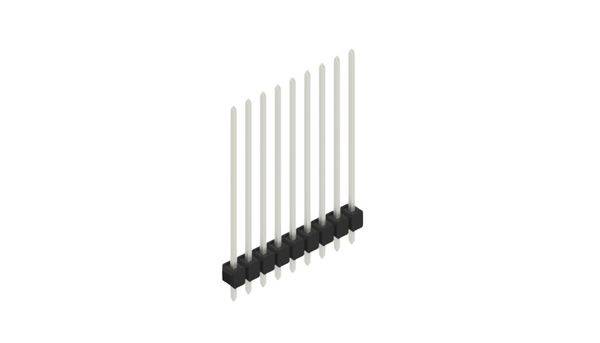 Fischer Elektronik Stiftleiste (Standard) Anzahl Reihen: 1 10048986 10St.