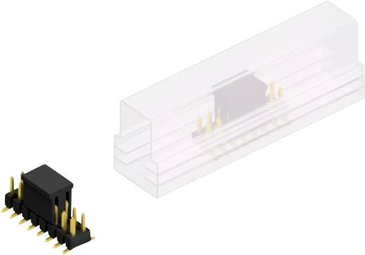 Fischer Elektronik Stiftleiste (Standard) Anzahl Reihen: 2 SL11SMD04016GBSM 10St.