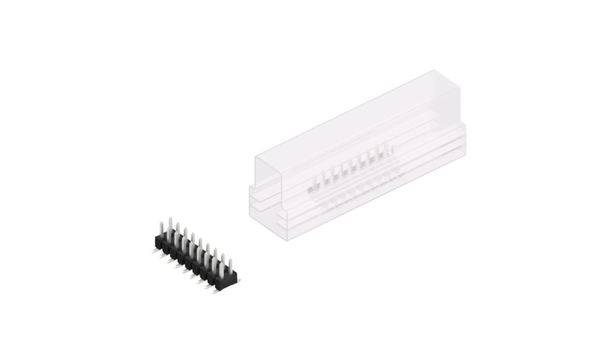 Fischer Elektronik Stiftleiste (Standard) Anzahl Reihen: 2 SL11SMD04018ZSM 10St.