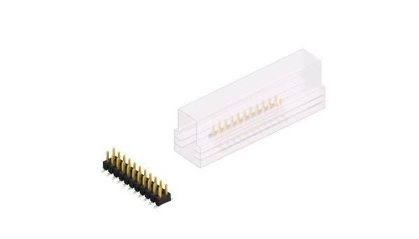 Fischer Elektronik Stiftleiste (Standard) Anzahl Reihen: 2 SL11SMD04022SSM 10St.