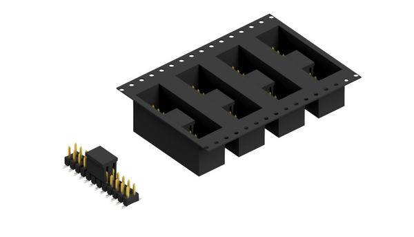 Fischer Elektronik Stiftleiste (Standard) Anzahl Reihen: 2 SL11SMD04024SBTR 250St.