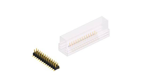 Fischer Elektronik Stiftleiste (Standard) Anzahl Reihen: 2 SL11SMD04026GSM 10St.