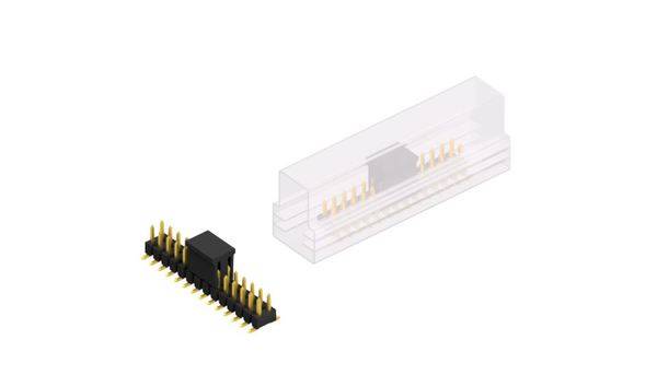 Fischer Elektronik Stiftleiste (Standard) Anzahl Reihen: 2 SL11SMD04028GBSM 10St.