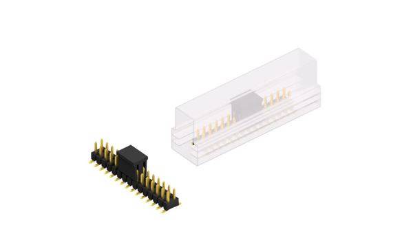 Fischer Elektronik Stiftleiste (Standard) Anzahl Reihen: 2 SL11SMD04030GBSM 10St.