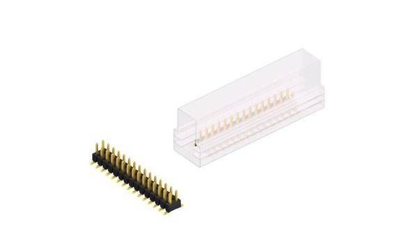 Fischer Elektronik Stiftleiste (Standard) Anzahl Reihen: 2 SL11SMD04030GSM 10St.