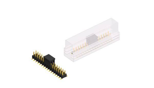 Fischer Elektronik Stiftleiste (Standard) Anzahl Reihen: 2 SL11SMD04032GBSM 10St.