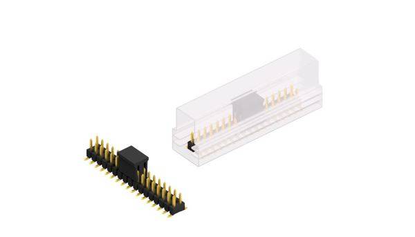 Fischer Elektronik Stiftleiste (Standard) Anzahl Reihen: 2 SL11SMD04034GBSM 10St.