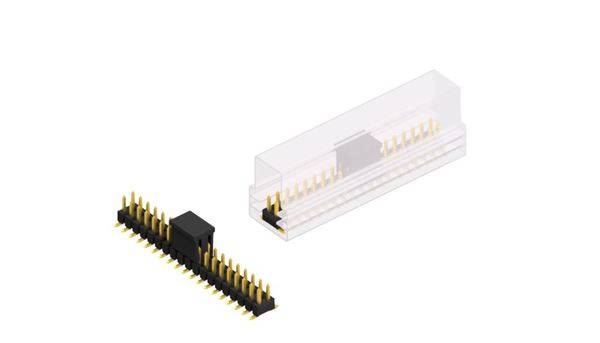 Fischer Elektronik Stiftleiste (Standard) Anzahl Reihen: 2 SL11SMD04038GBSM 10St.