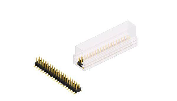 Fischer Elektronik Stiftleiste (Standard) Anzahl Reihen: 2 SL11SMD04038GSM 10St.