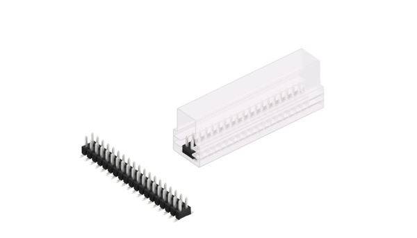 Fischer Elektronik Stiftleiste (Standard) Anzahl Reihen: 2 SL11SMD04038ZSM 10St.