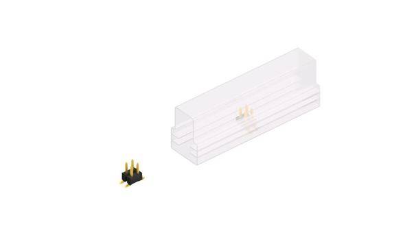 Fischer Elektronik Stiftleiste (Standard) Anzahl Reihen: 2 SL11SMD0404GSM 10St.
