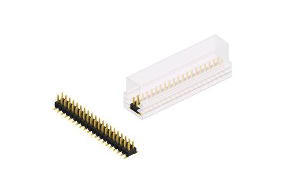Fischer Elektronik Stiftleiste (Standard) Anzahl Reihen: 2 SL11SMD04040GSM 10St.