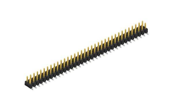 Fischer Elektronik Stiftleiste (Standard) Anzahl Reihen: 2 SL11SMD04070S 10St.