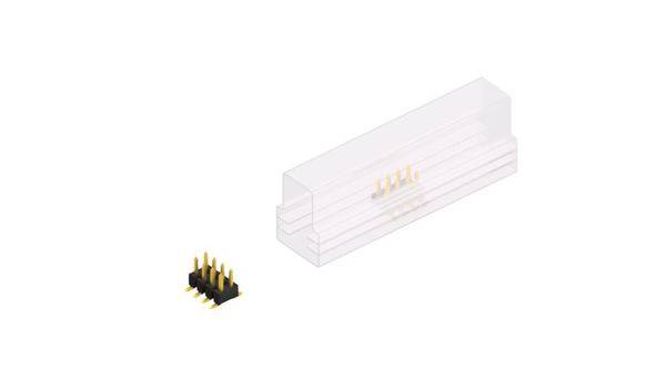 Fischer Elektronik Stiftleiste (Standard) Anzahl Reihen: 2 SL11SMD0408GSM 10St.