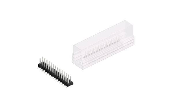 Fischer Elektronik Stiftleiste (Standard) Anzahl Reihen: 2 10049308 10St.