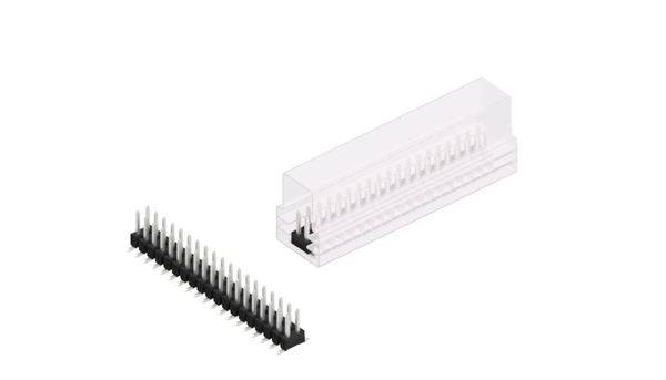 Fischer Elektronik Stiftleiste (Standard) Anzahl Reihen: 2 10049357 10St.