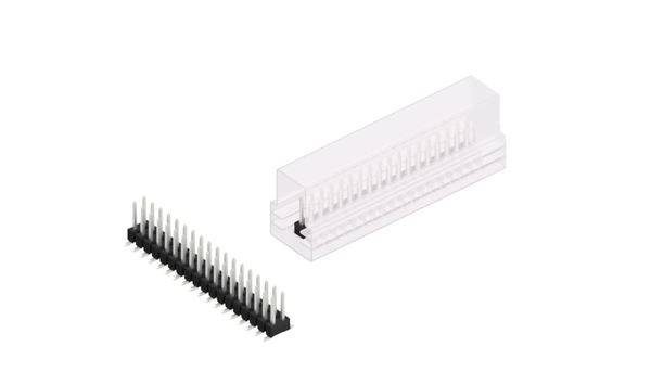 Fischer Elektronik Stiftleiste (Standard) Anzahl Reihen: 2 10049571 10St.