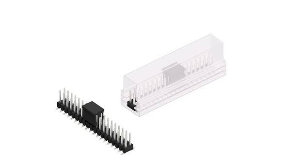 Fischer Elektronik Stiftleiste (Standard) Anzahl Reihen: 2 10049580 10St.