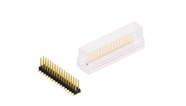 Fischer Elektronik Stiftleiste (Standard) Anzahl Reihen: 2 10049756 10St.