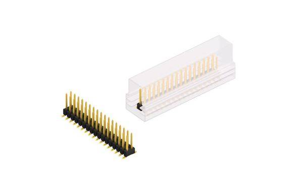 Fischer Elektronik Stiftleiste (Standard) Anzahl Reihen: 2 10049766 10St.