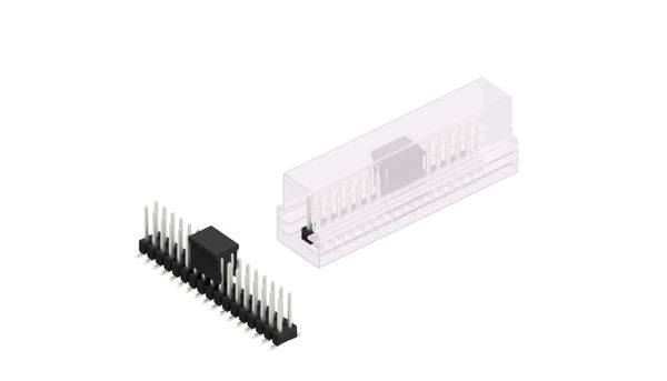 Fischer Elektronik Stiftleiste (Standard) Anzahl Reihen: 2 10049771 10St.