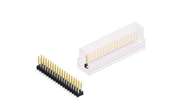 Fischer Elektronik Stiftleiste (Standard) Anzahl Reihen: 2 10049779 10St.