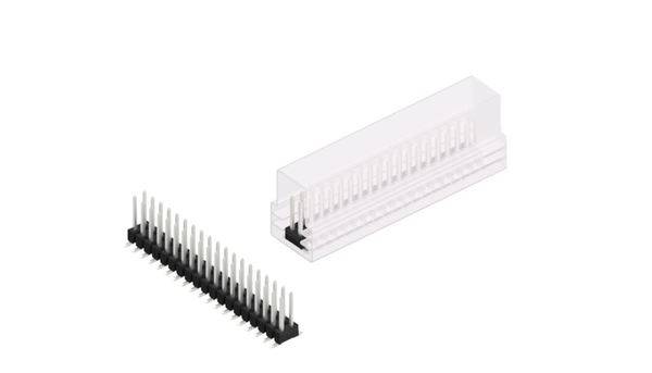 Fischer Elektronik Stiftleiste (Standard) Anzahl Reihen: 2 10049791 10St.