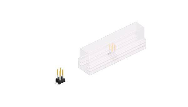 Fischer Elektronik Stiftleiste (Standard) Anzahl Reihen: 2 SL11SMD0784SSM 10St.