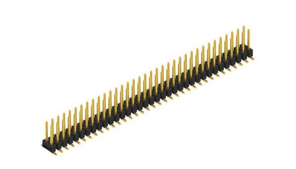 Fischer Elektronik Stiftleiste (Standard) Anzahl Reihen: 2 SL11SMD07870G 10St.